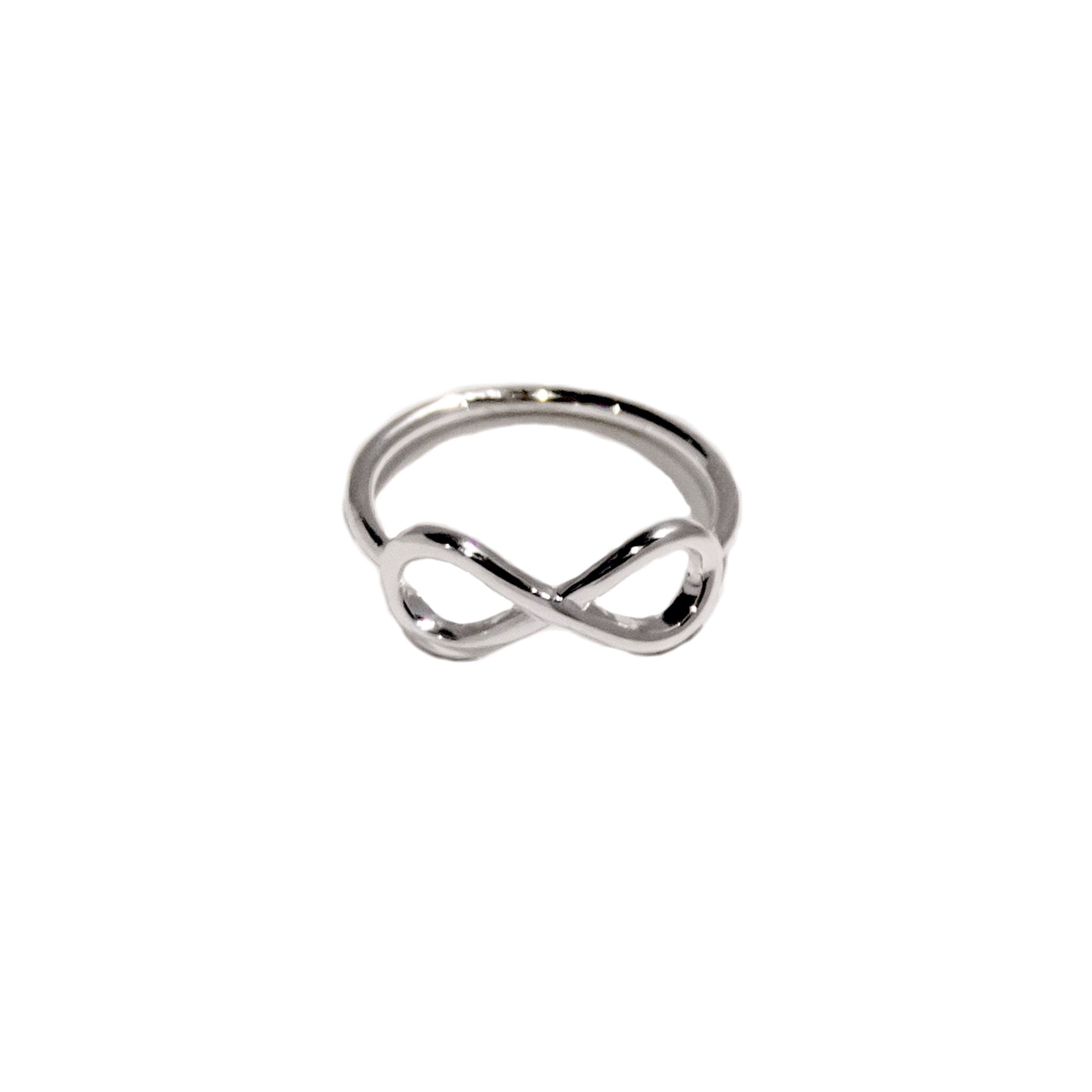 Infinity Ring with Simulated Diamonds | Vansweden Jewelers